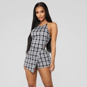 Fashion Nova | Plaid To The Bone Skort Set
